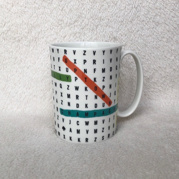 Kate Spade Crossword Mug - Picture 1 of 16